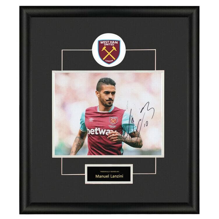 直筆サイン入り写真 マヌエル・ランシニ ウェストハム・ユナイテッド