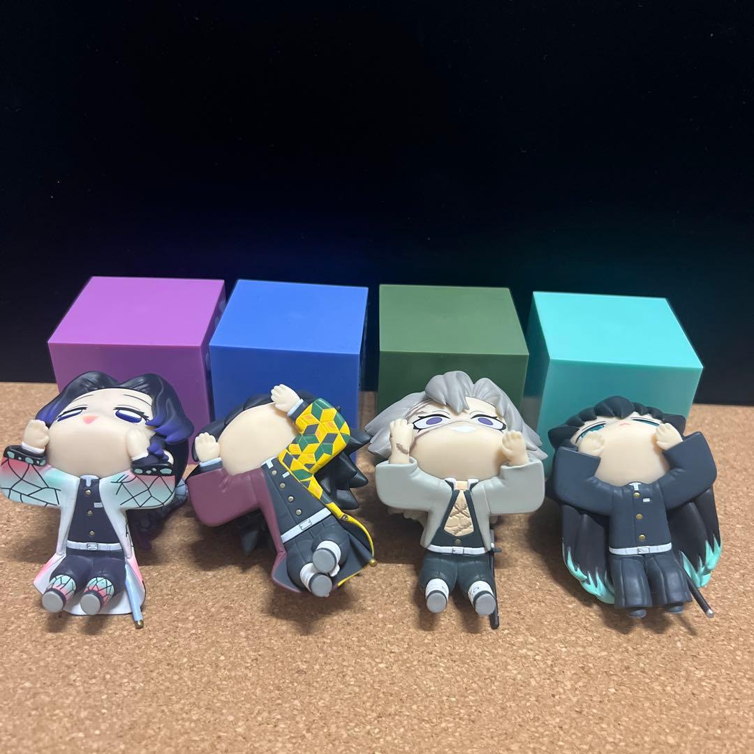 ひっかけフィギュア しのぶ 義勇 実弥 無一郎 セット