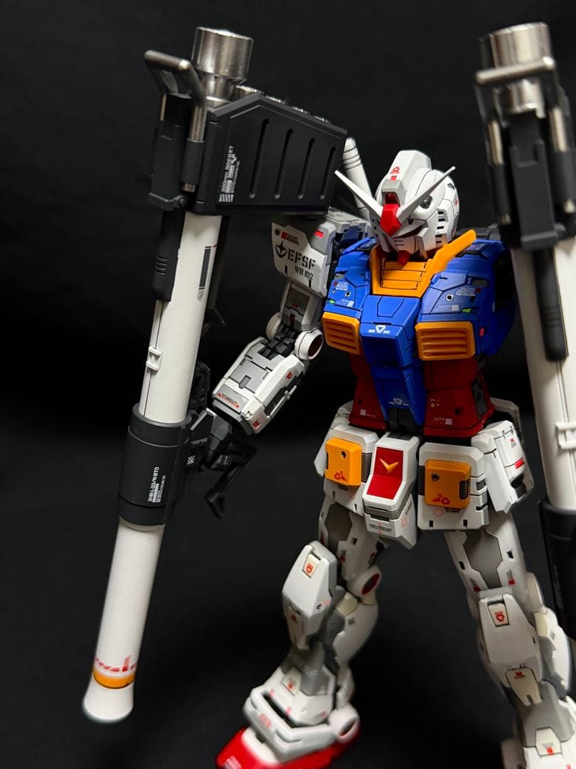 1/100 rx78-2ガンダム 改修塗装済完成品 fatcat ガンプラ完成品