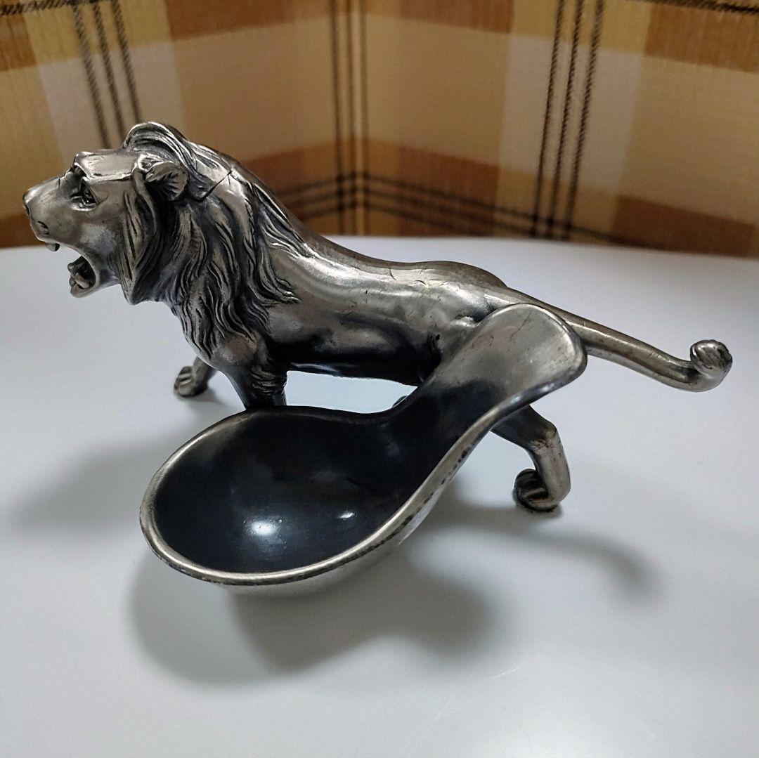 ○5270#0703 アンティーク/金属工芸ライオンパイプレスト（パイプ置き