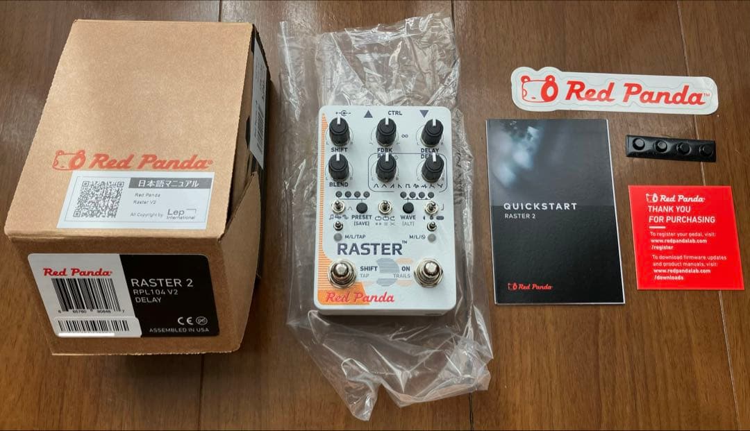 Red Panda Raster V2 ディレイ エフェクター ほぼ新品