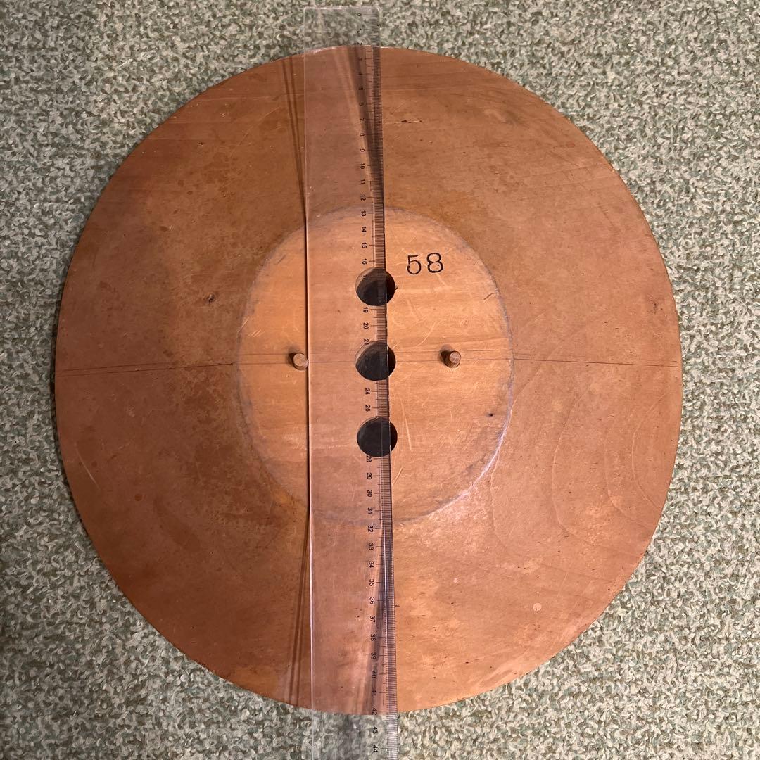 帽子　木型　下りブリム　58cm