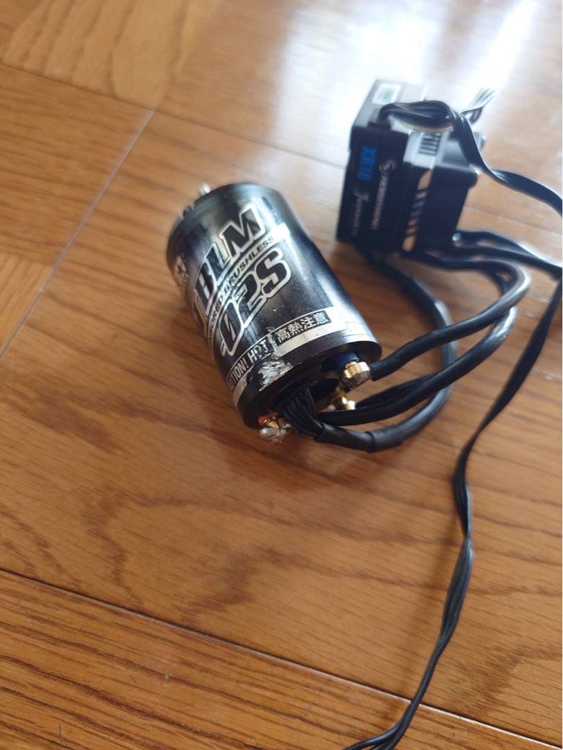 ホビーウイング justock G3S ESC とタミヤ 15.5 ブラシレス