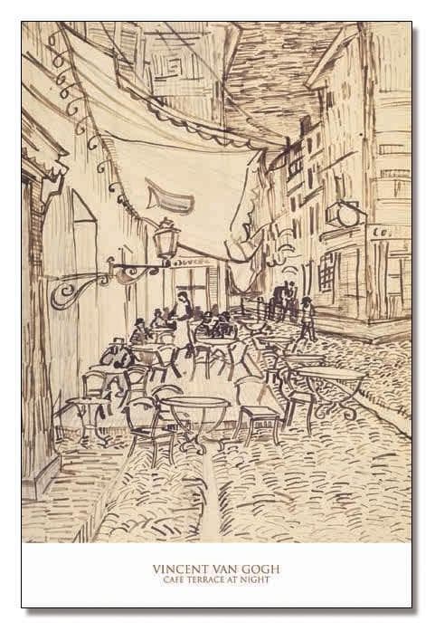 額装品/Cafe Terrace/フィンセントファンゴッホ/ポスター/インテリア