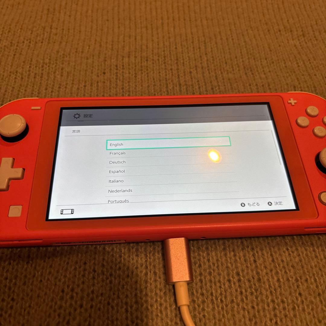 switchライト　コーラル　本体のみ 2020年製