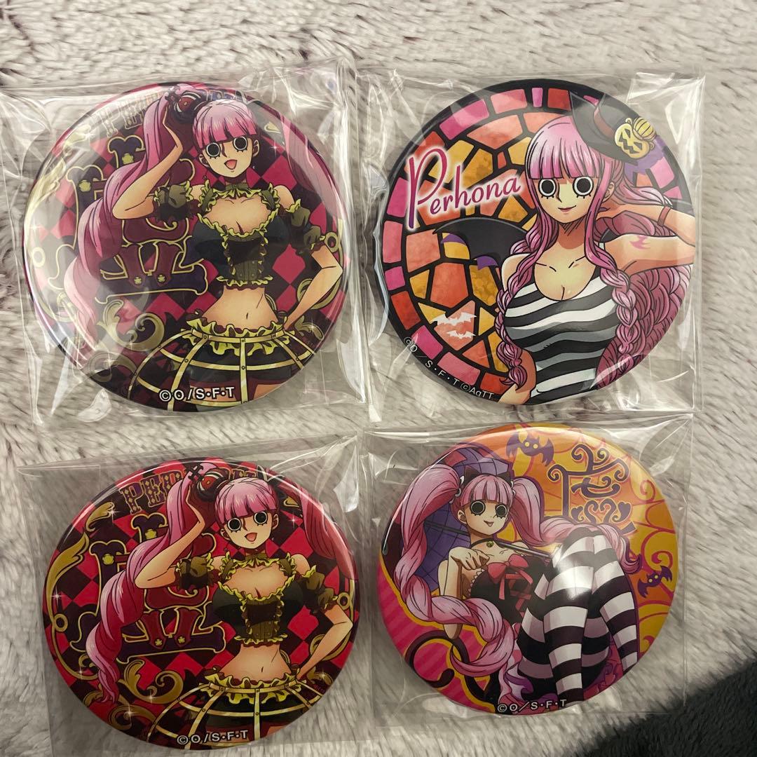 ONE PIECE ペローナ 輩 缶バッジ 4点セット - メルカリ