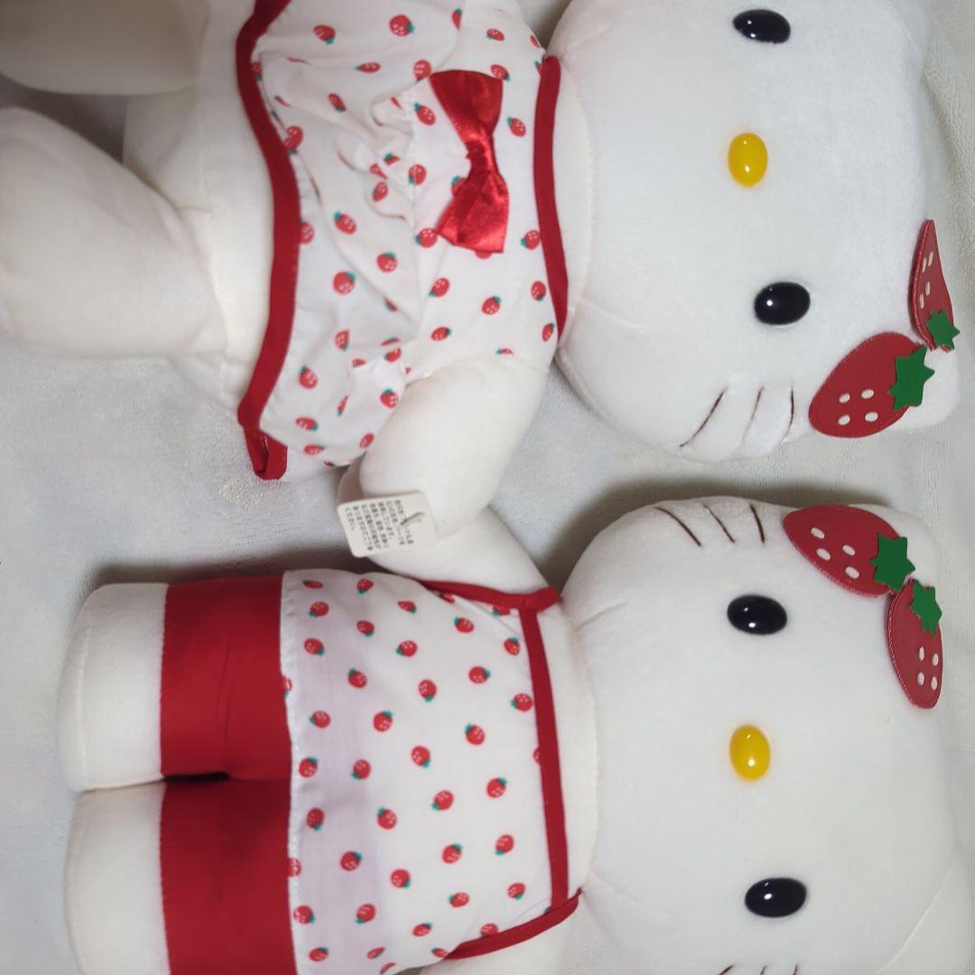 【希少】2002年※ハローキティちゃん❤イチゴキティぬいぐるみ♪3体