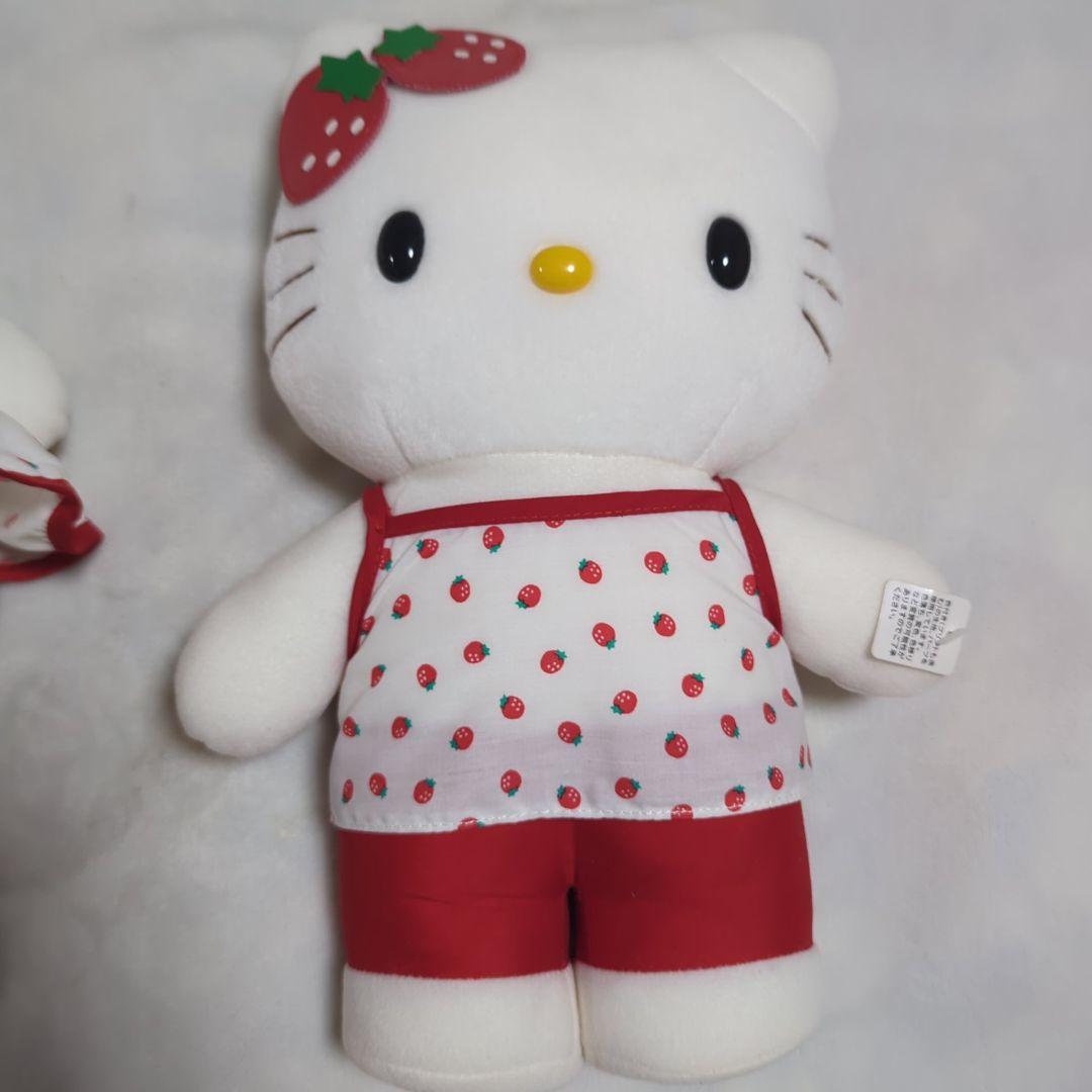 【希少】2002年※ハローキティちゃん❤イチゴキティぬいぐるみ♪3体