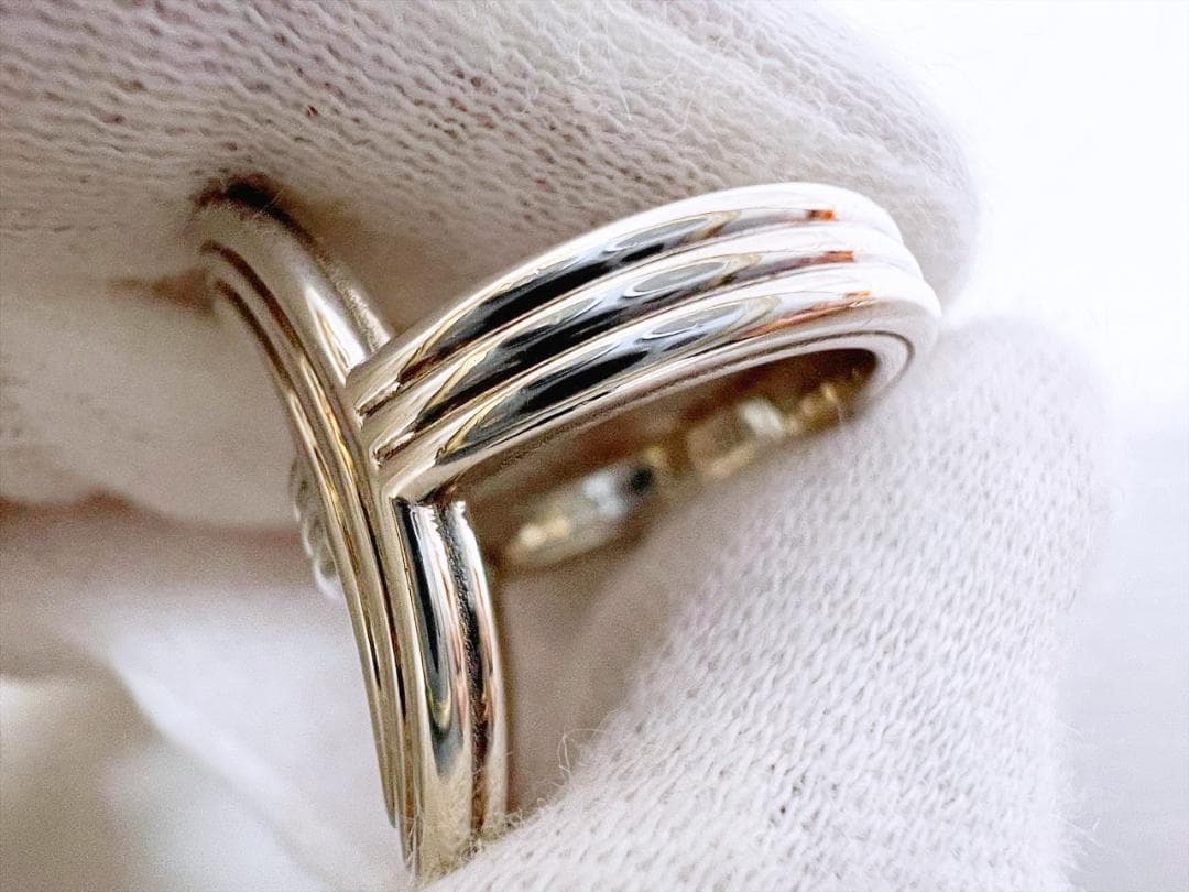 美品　エルメス　シェーヌダンクル24　SV925　リング　指輪　51　約11号