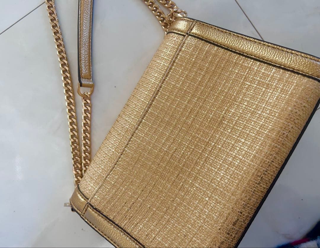 MICHAEL KORSゴールドチェーンショルダーバッグ