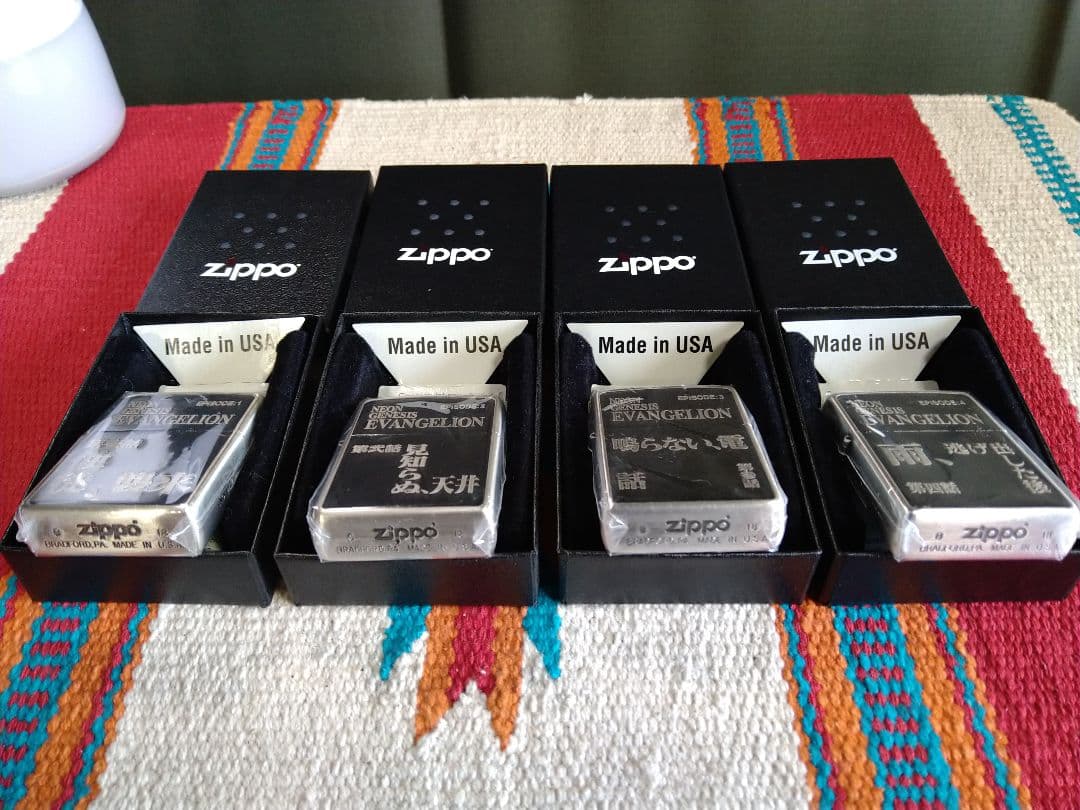 プレミアム！エヴァンゲリオン　エピソードタイトルZIPPO　新品コンプリート！