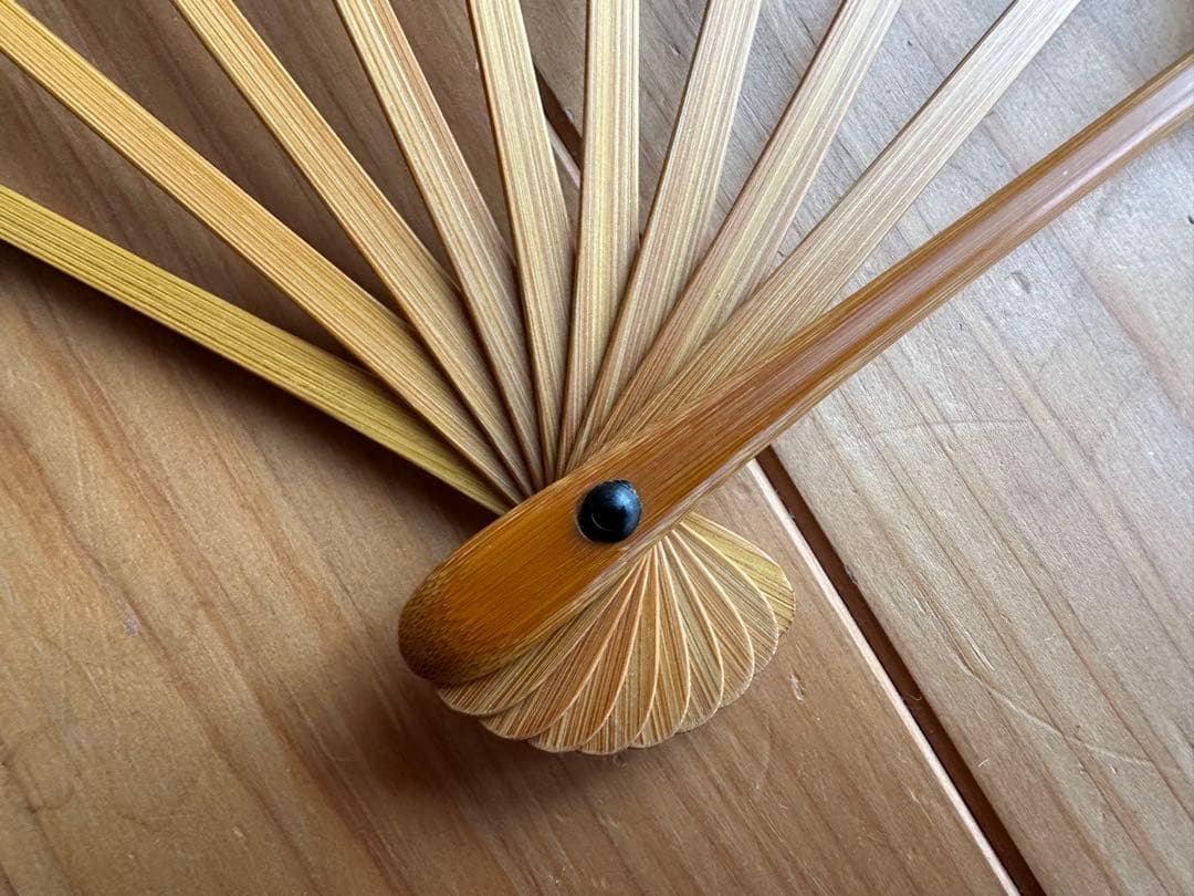 両面装飾有り！ 十松屋福井 扇子 御舞扇 京都 金箔 竹 京扇子