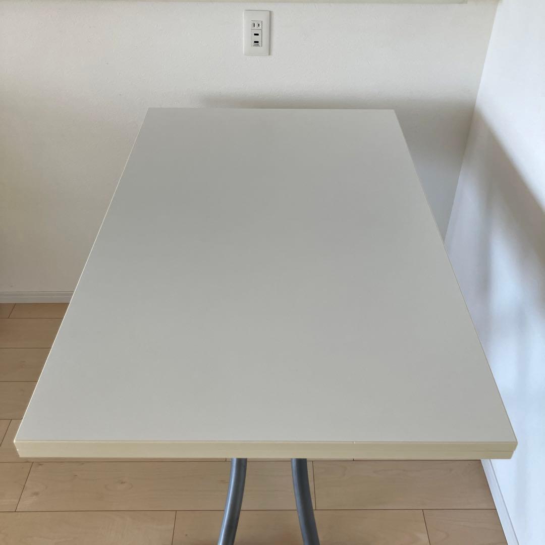 OZZIO 昇降 伸長 ダイニングテーブル 白　オッジオ