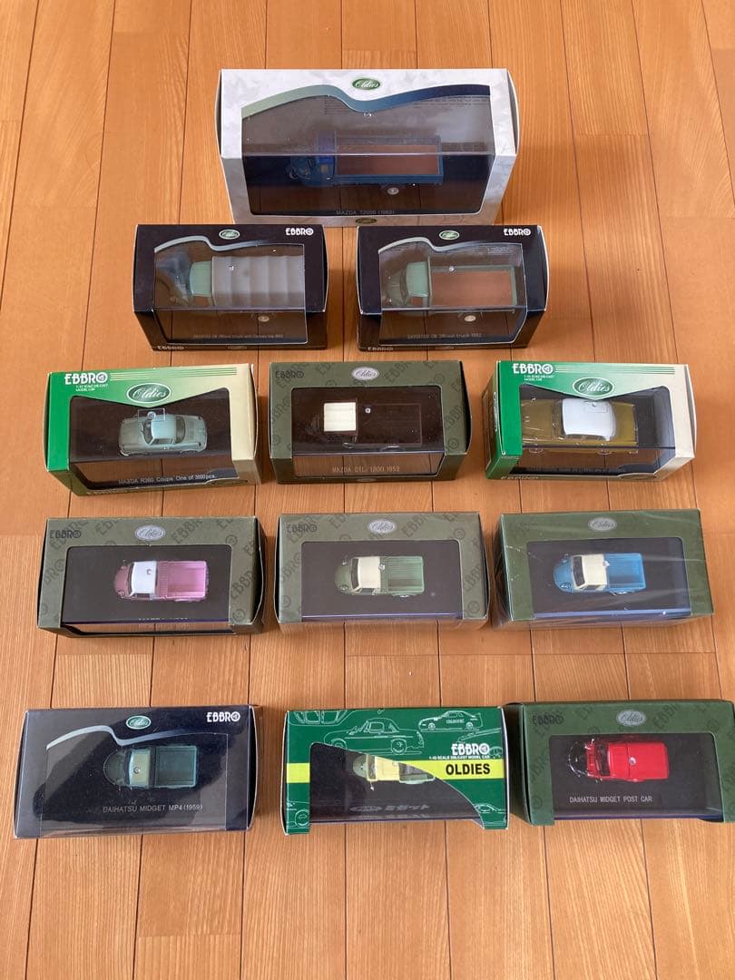 EBBRO ミニカー　12台セット