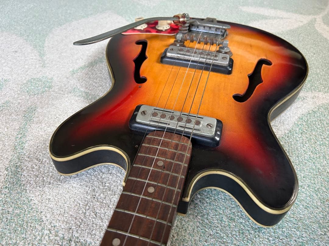 TEISCO EP-2L テスコ　サンバースト セミアコギター　1960年代