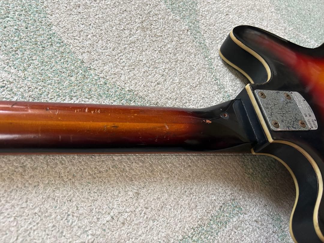 TEISCO EP-2L テスコ　サンバースト セミアコギター　1960年代