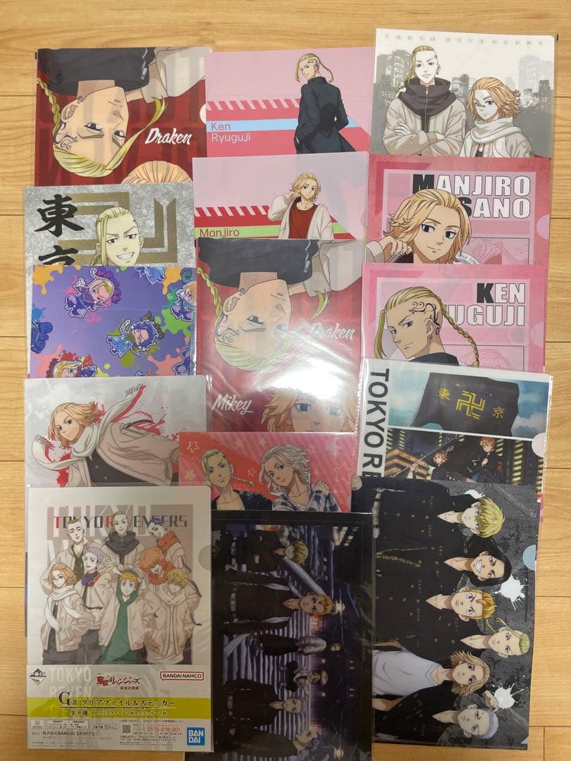 即購入❌東リべ 東京卍リベンジャーズ クリアファイル まとめ売り