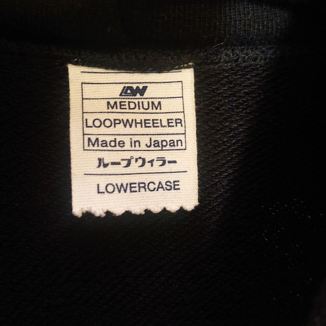 ループウィラー LOWERCASE スウェットパーカー sizeM 黒