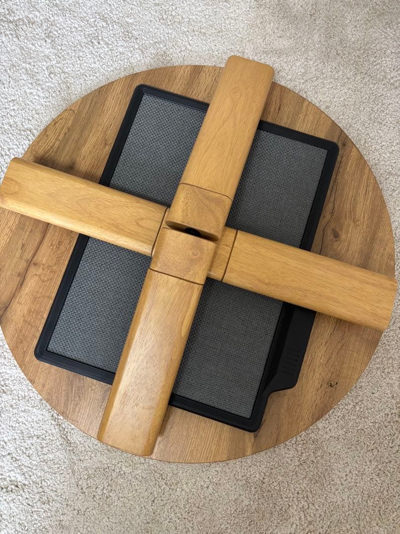 ぼん家具 円形こたつ ナチュラルウッド 直径約70cm