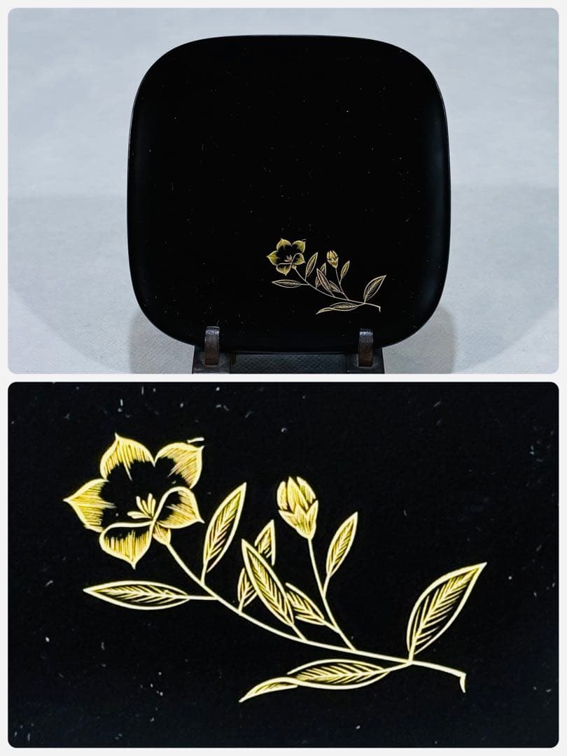 輪島塗　中山強造　図替 銘々皿　美品　共箱　茶道　懐石道具　送料込