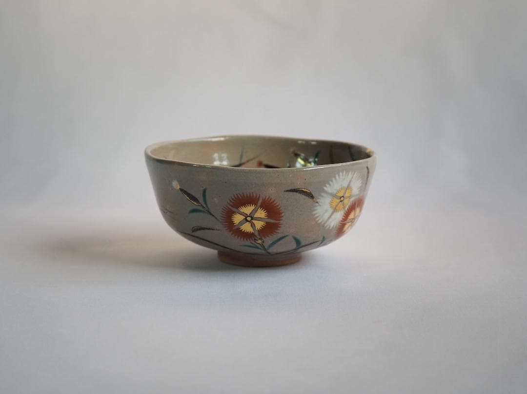 裏千家15世鵬雲斎御書付『色絵駒絵茶碗』銘：春風 16代