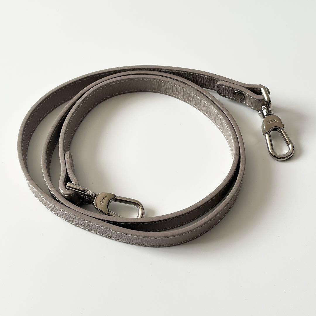 ロンシャン　ロゾ トップハンドル S　2way　ハンドバッグ　レザー　グレージュ