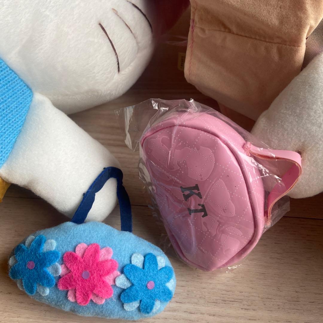 サンリオ　キティ ぬいぐるみ おでかけ　特大　平成レトロ　大きい　希少レア