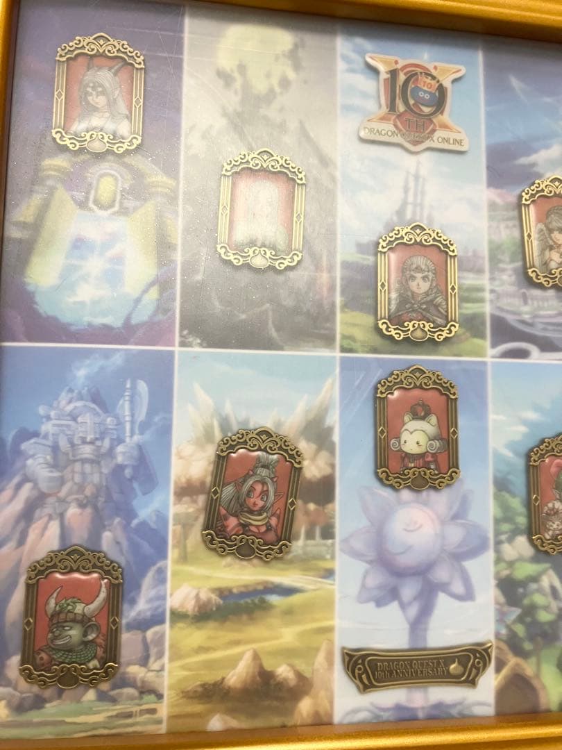 ドラゴンクエストX オンライン 10周年記念 メモリアルピンズセット　限定