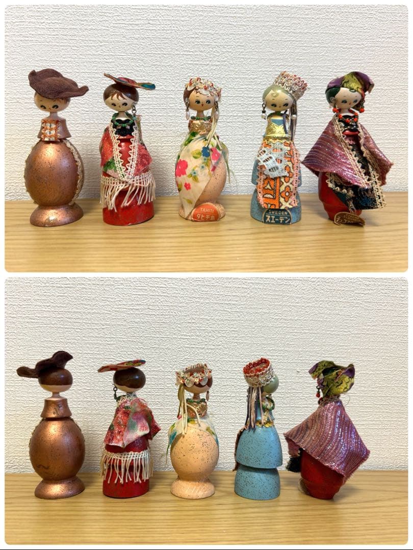 世界風俗こけし 千趣会 民族衣装 万博 ビンテージ 38体