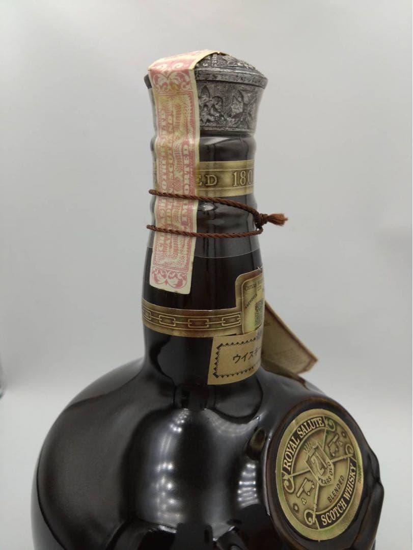 Royal Salute 21年 スコッチウイスキー 箱入り 茶布袋 しおり付