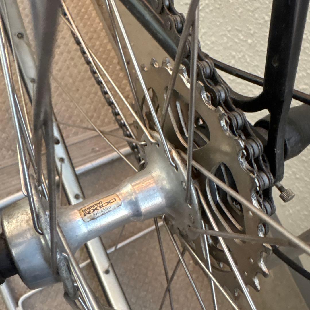 ナ*ツ様 クロスバイク アルミフレーム ブラック フロントバスケット付き