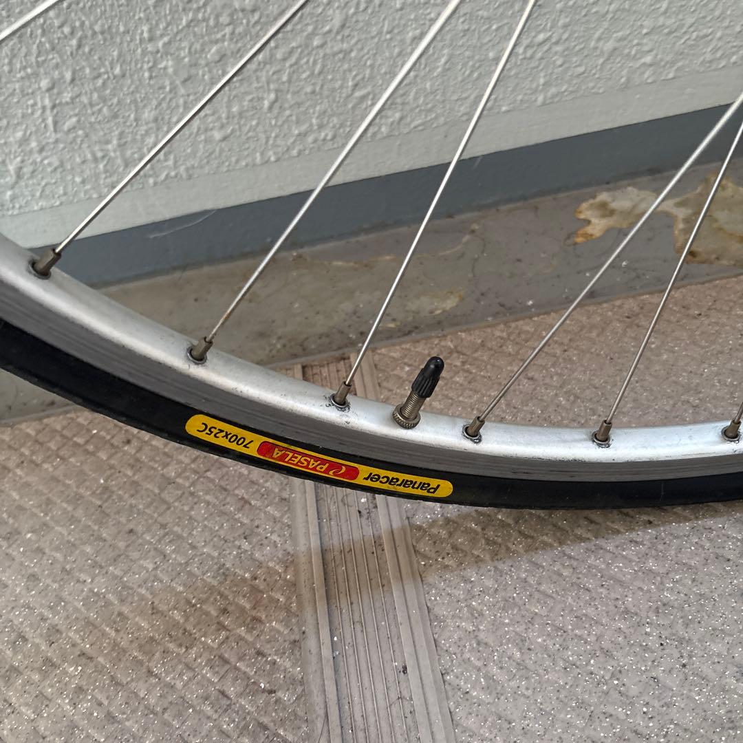 ナ*ツ様 クロスバイク アルミフレーム ブラック フロントバスケット付き