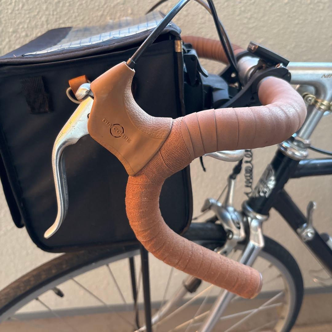 ナ*ツ様 クロスバイク アルミフレーム ブラック フロントバスケット付き