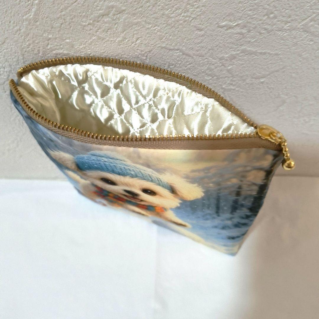 Yourelia様】ハンドメイドオーダー★犬　女の子★巾着バッグ&ポーチ　5点