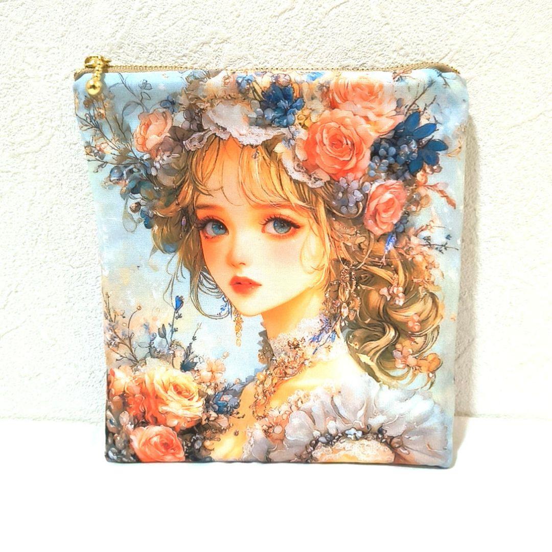 Yourelia様】ハンドメイドオーダー★犬　女の子★巾着バッグ&ポーチ　5点