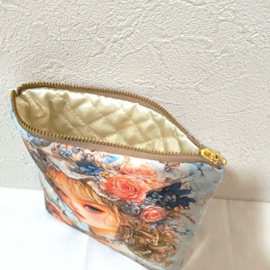 Yourelia様】ハンドメイドオーダー★犬　女の子★巾着バッグ&ポーチ　5点