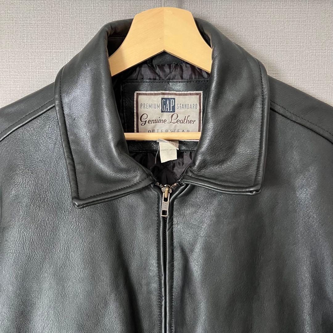 90s OLD GAP レザージャケット プレミアムスタンダード - メルカリ
