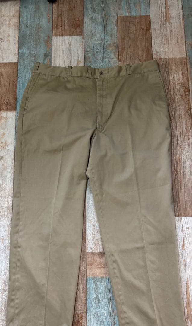 70s Lee CHETOPA ツイルパンツ チノパン ビッグサイズ