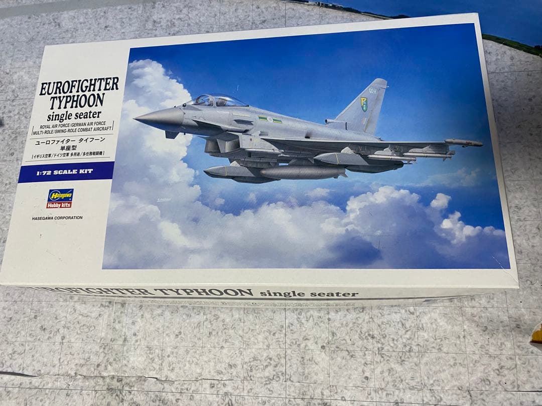 限定値下げ　1/72 プラモデル完成品　ユーロファイター　ハセガワ