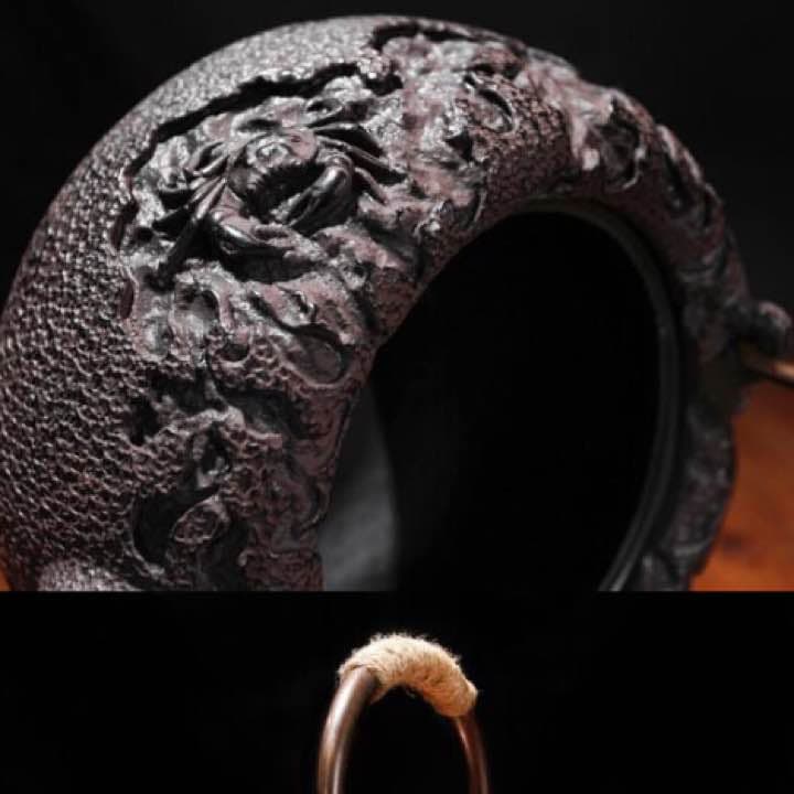 SW 松紋堂 鉄器 急須 伝統工芸 手作り 鉄分補給 鉄瓶　003