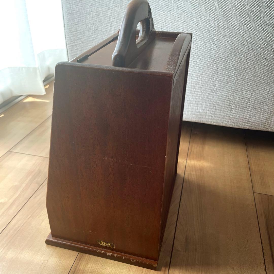 レア品 昭和レトロ D&A YOSHIKAWA 木製 ミニドレッサー小物入れ葡萄