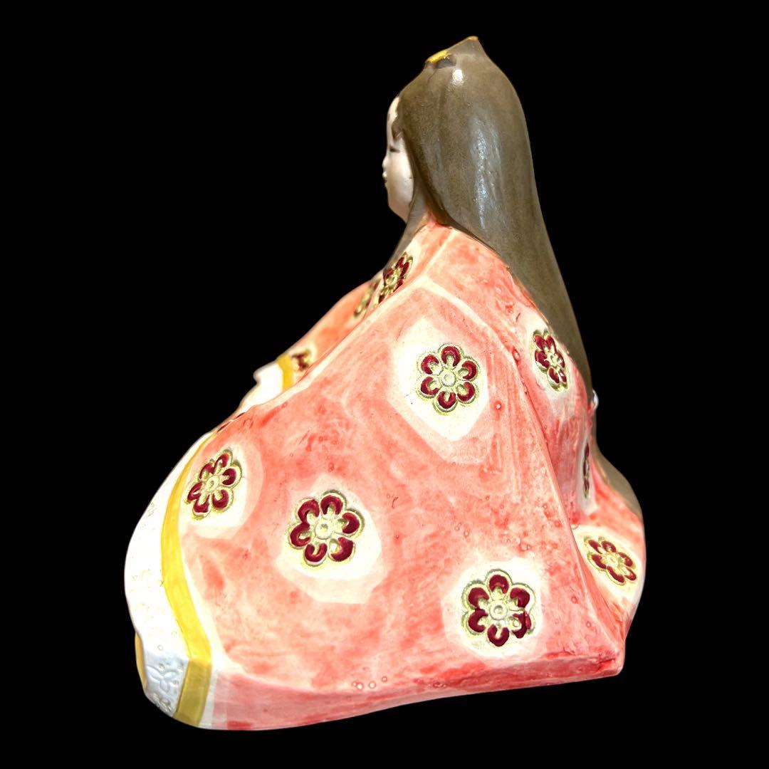 【22時間限定SALE】北岡秀雄作 「雛人形 雅」 陶芸 ／早い者勝ち／在庫処分