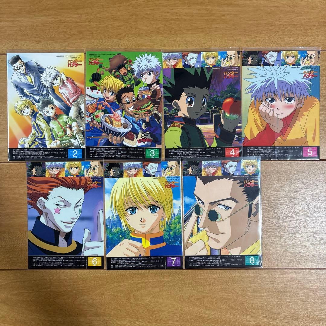 HUNTER×HUNTER サマーフェア　ステッカー　7種類セット　レア　希少