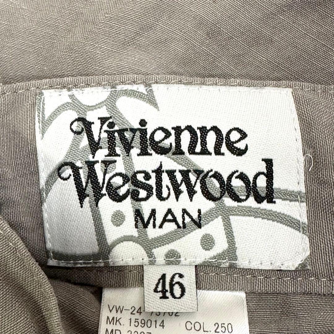 ヴィヴィアンウエストウッドマン サルエルパンツ リネン オーブ 46