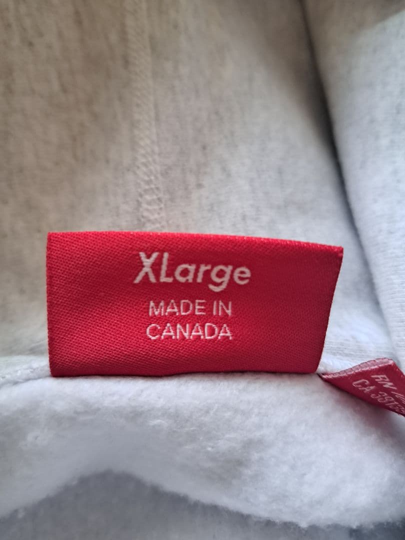 Supreme グレー フード付きパーカー　シュプリーム