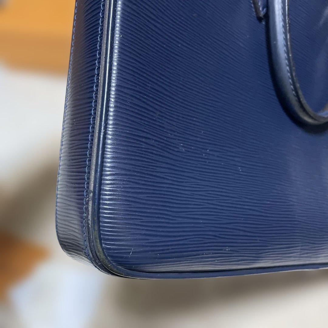 LOUIS VUITTON エピ　ネイビー ビジネスバッグ
