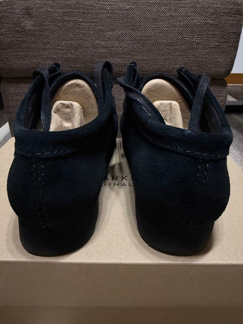 clarks ワラビークラークス　GORE-TEX 黒　UK7.5 26cm