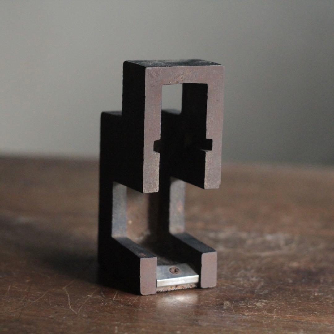 ニチバン 鉄製 テープカッター 昭和レトロ 古道具 アンティーク 超希少！