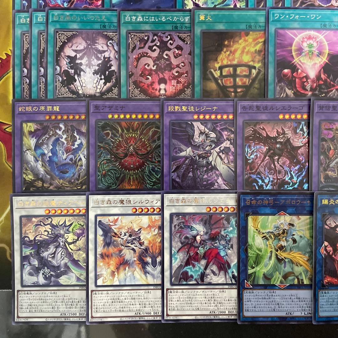 本格構築 白き森アザミナスネークアイデッキ 黒魔女ディアベルスター