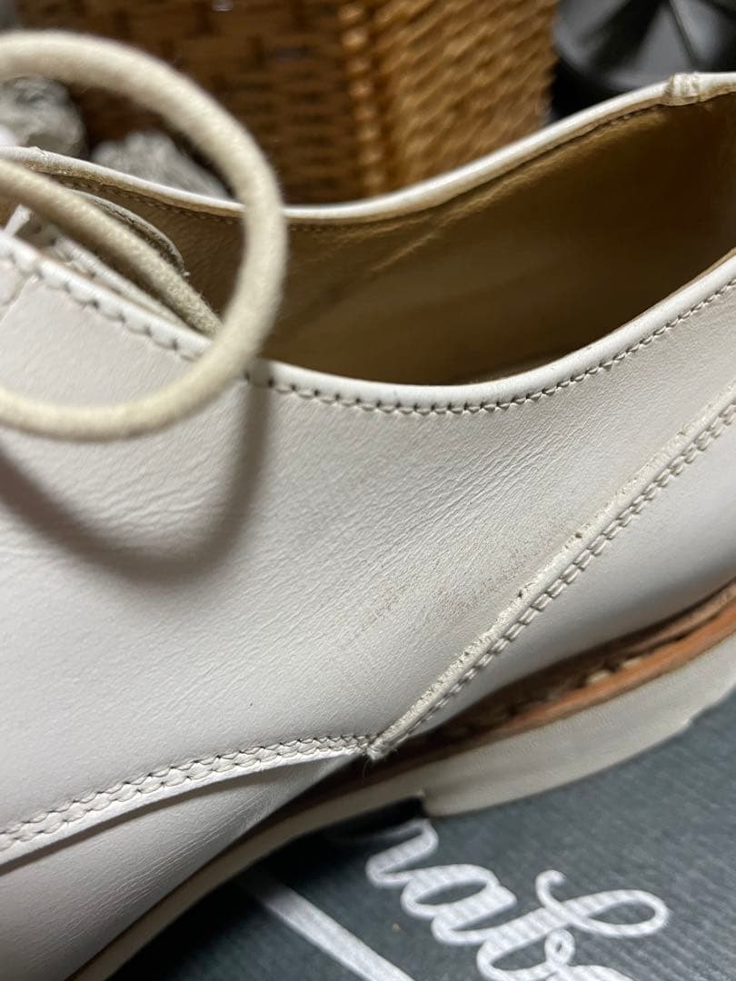 【サイズ7】Paraboot Chambord パラブーツ　シャンボード　白